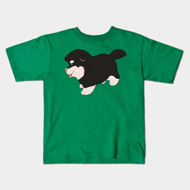 pudgy puppy 5 Kids T-Shirt by Grethe_B